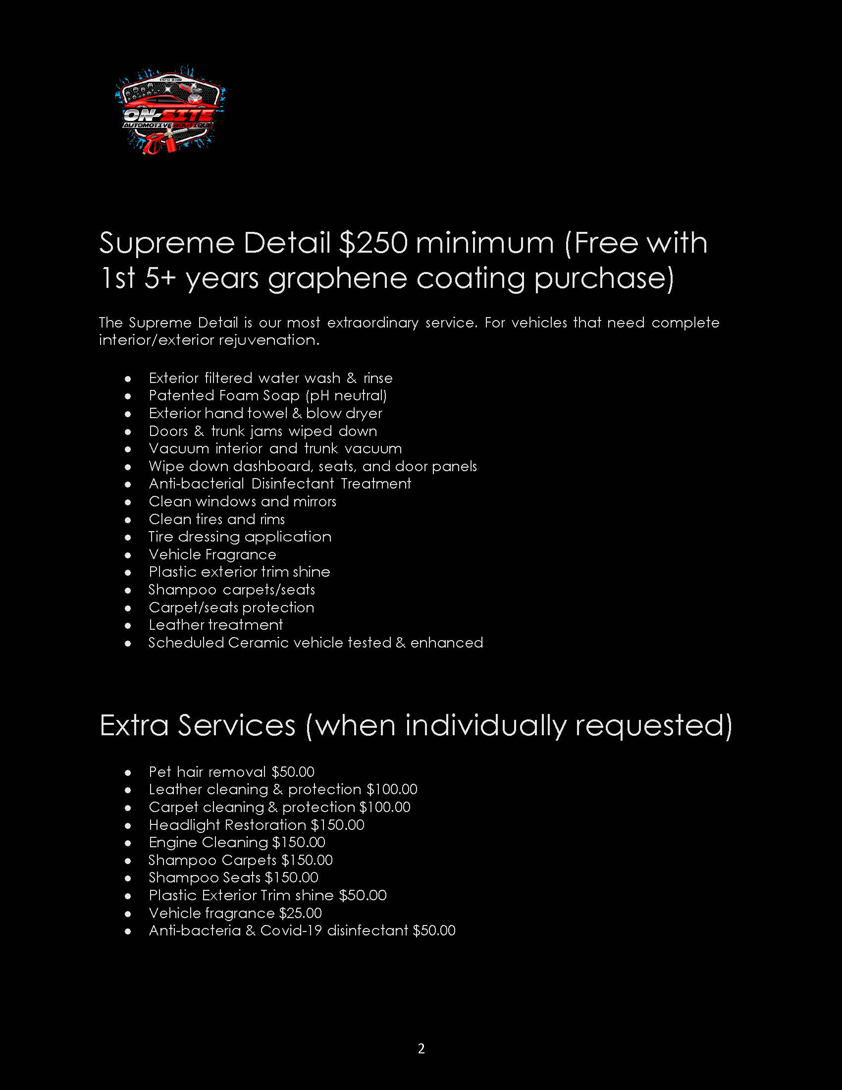 on site pricing page 2
